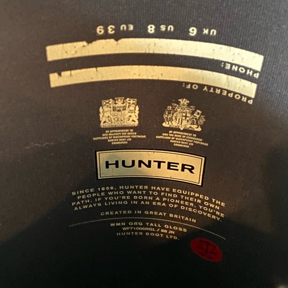 Gray Hunter Boots | Women’s Original Tall Gloss - Picture 5 of 8